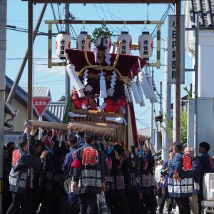 佳作 「源内通りの秋祭り」 坂本　登