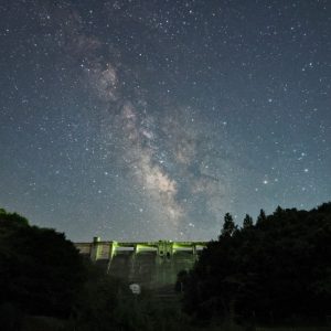 佳作 「門入に架かる天の川」 松本　省五